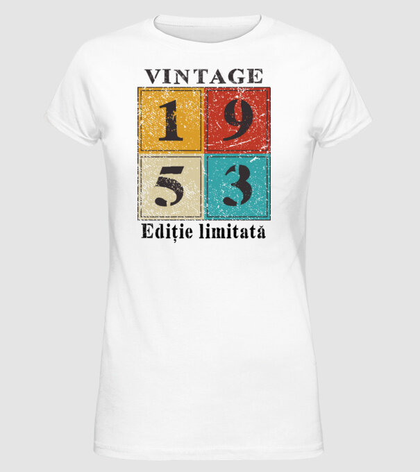 1953 - Ediție limitată model alb pe tricou