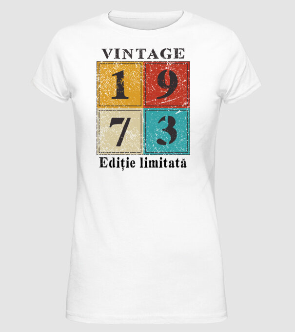 1973 - Ediție limitată model alb pe tricou