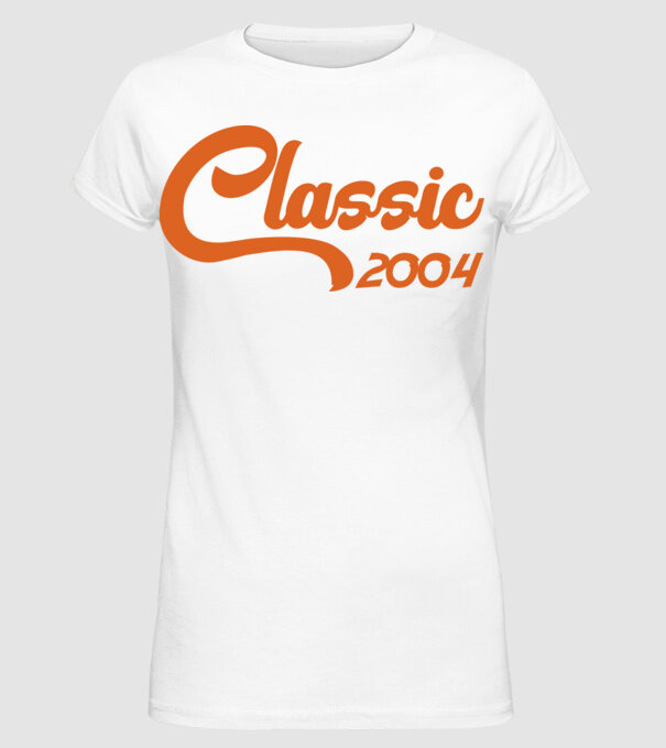 2004 Classic model alb pe tricou