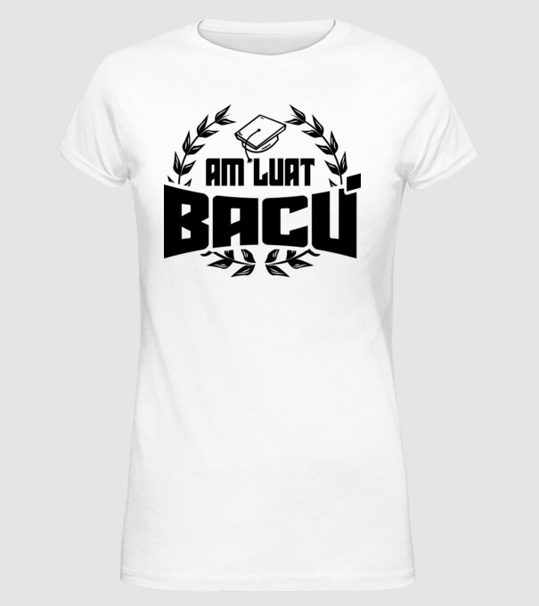 Am luat bacu model alb pe tricou
