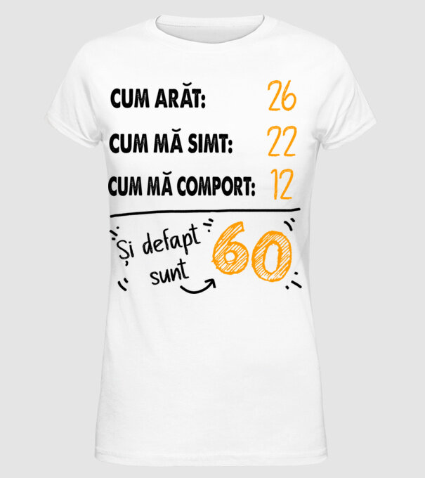 Aspect, senzație, comportament 60 Alb model alb pe tricou