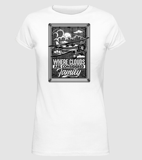 Avioane model alb pe tricou