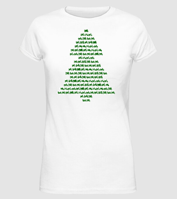 motorbike christtmas tree model alb pe tricou