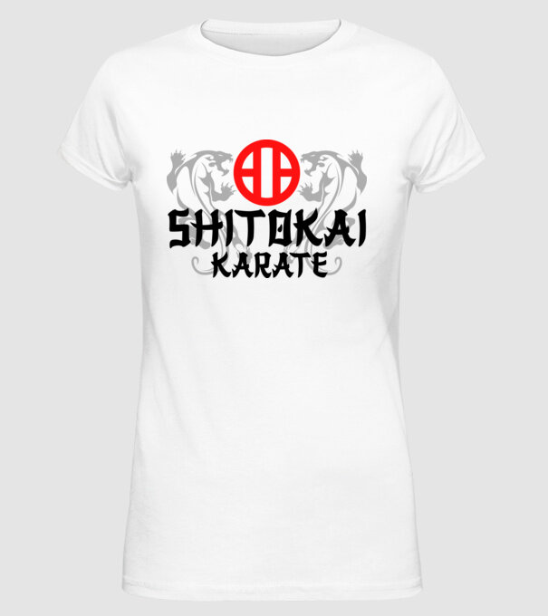 Shitokai Karate model alb pe tricou