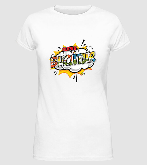 Super Bucătar model alb pe tricou