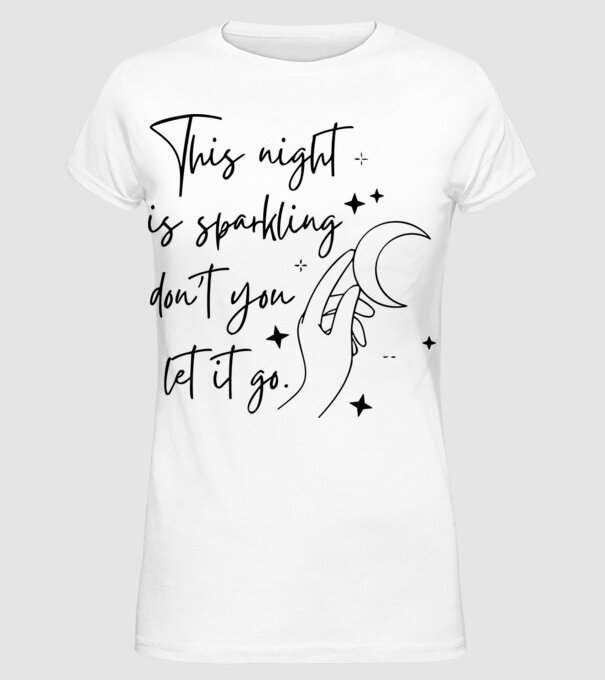 Taylor Swift this night model alb pe tricou
