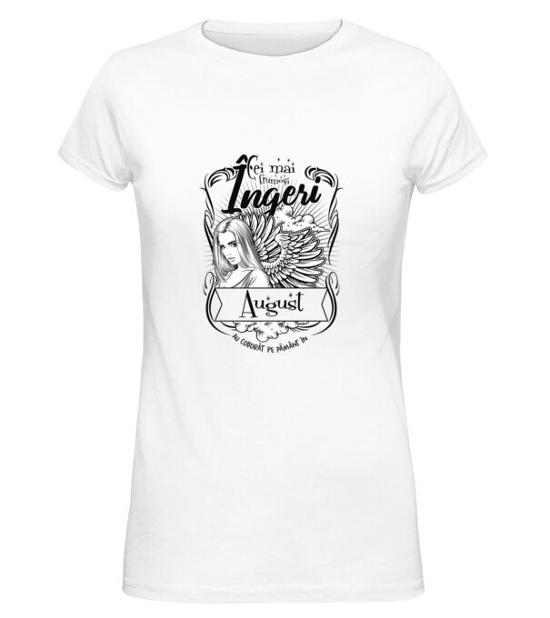  model  pe tricou