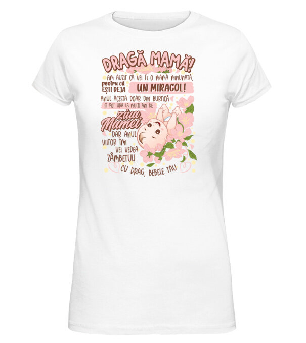  model  pe tricou