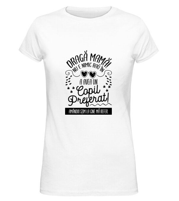  model  pe tricou