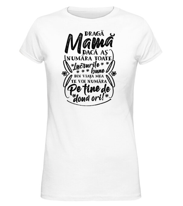 model  pe tricou