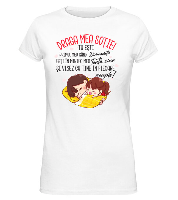  model  pe tricou