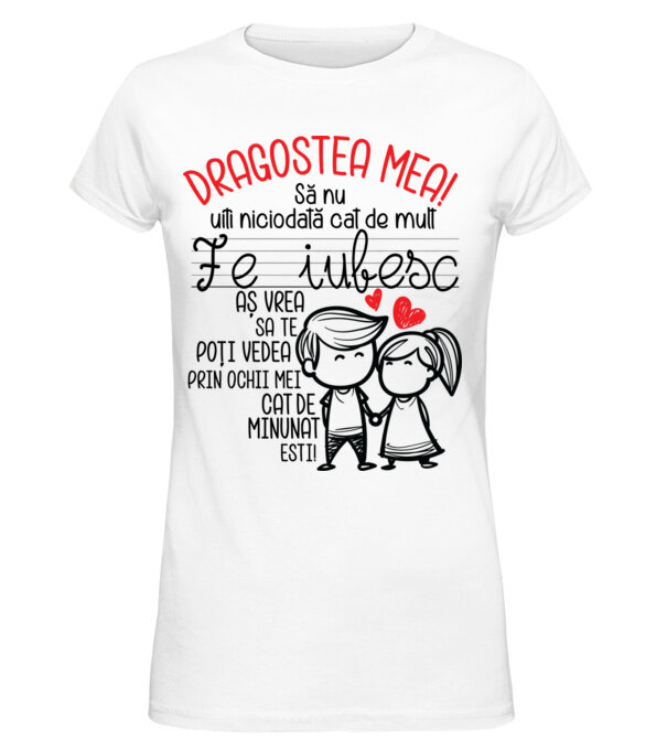  model  pe tricou