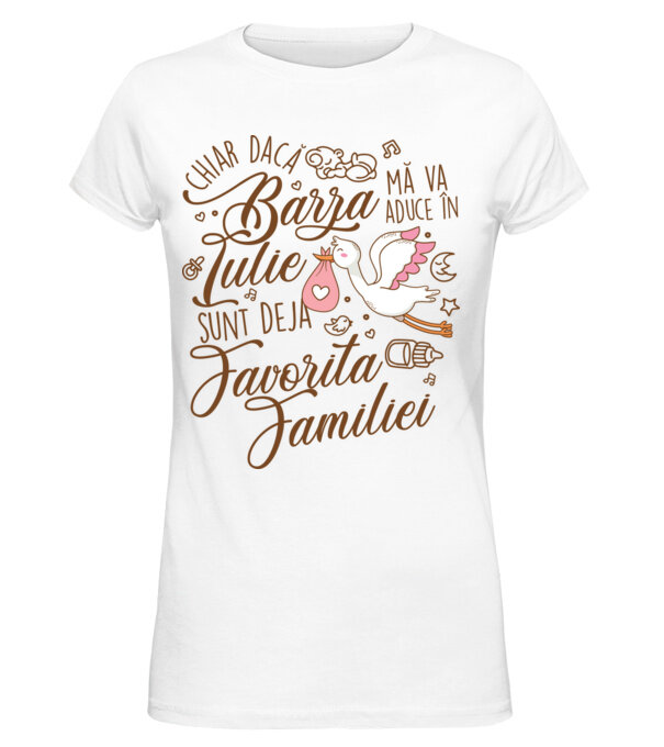  model  pe tricou