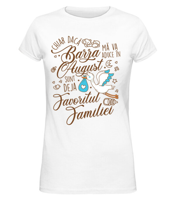  model  pe tricou