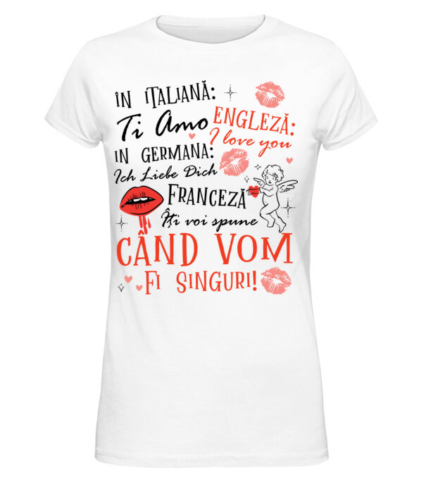  model  pe tricou