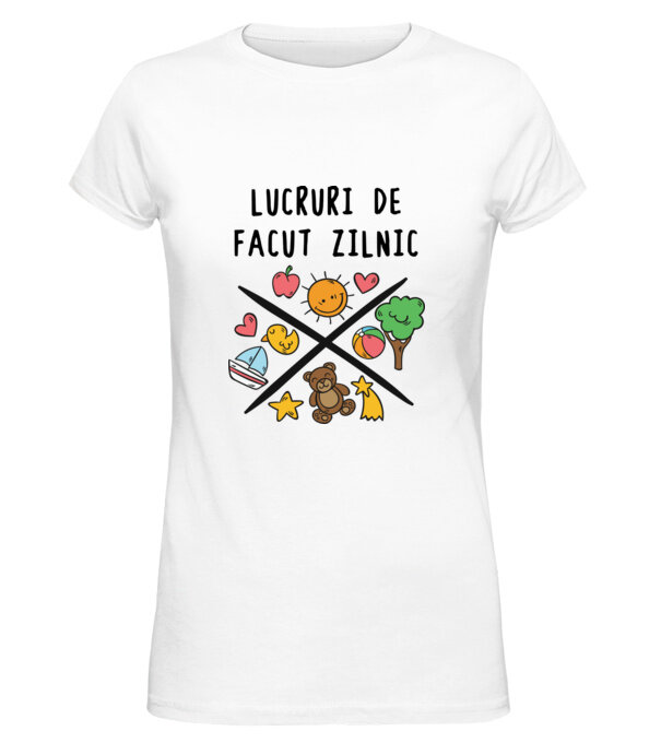  model  pe tricou