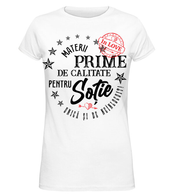  model  pe tricou