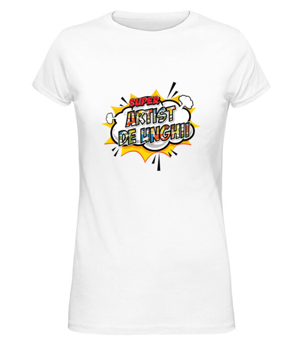 model  pe tricou