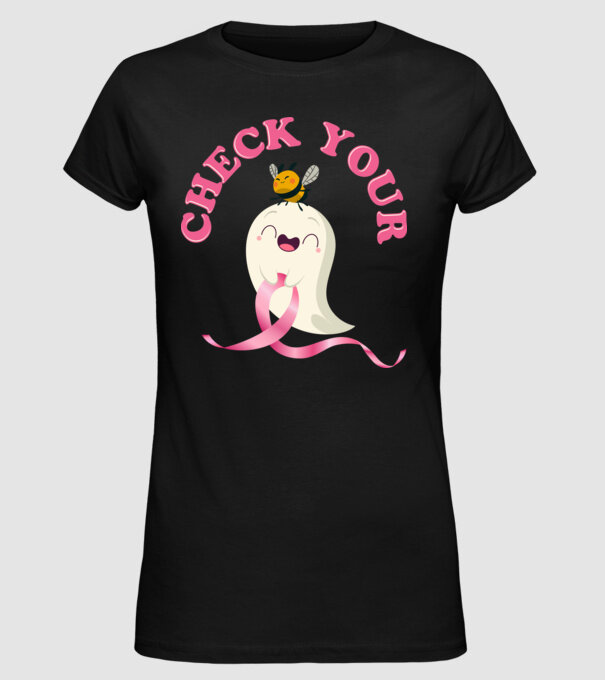 Check your boo-bees model negru pe tricou