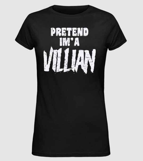 Villian carnaval model negru pe tricou