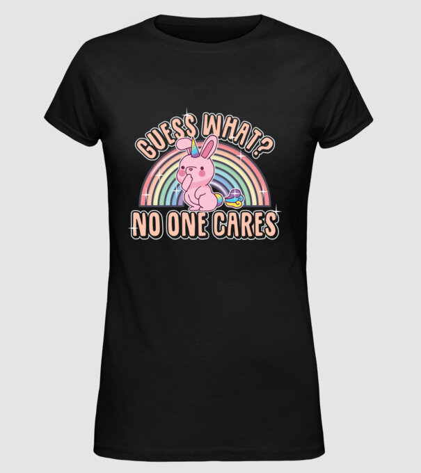 Guess what iepure-unicorn model negru pe tricou