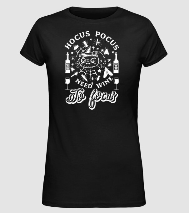 I need vine to focus model negru pe tricou