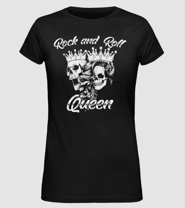 RNR QUEEN model negru pe tricou