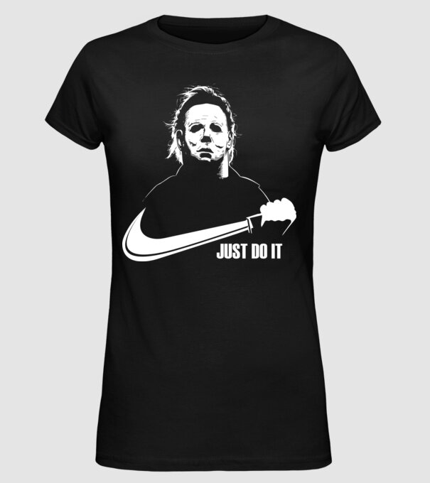 Serial killer model negru pe tricou