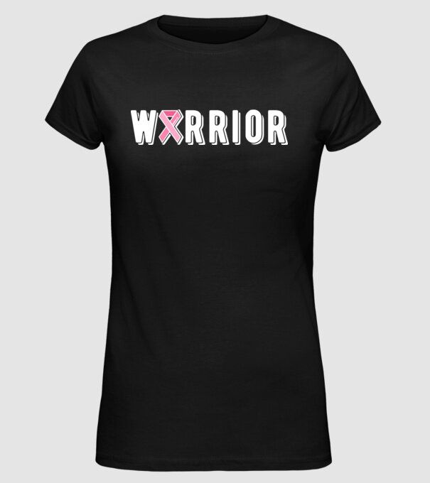 Warrior model negru pe tricou