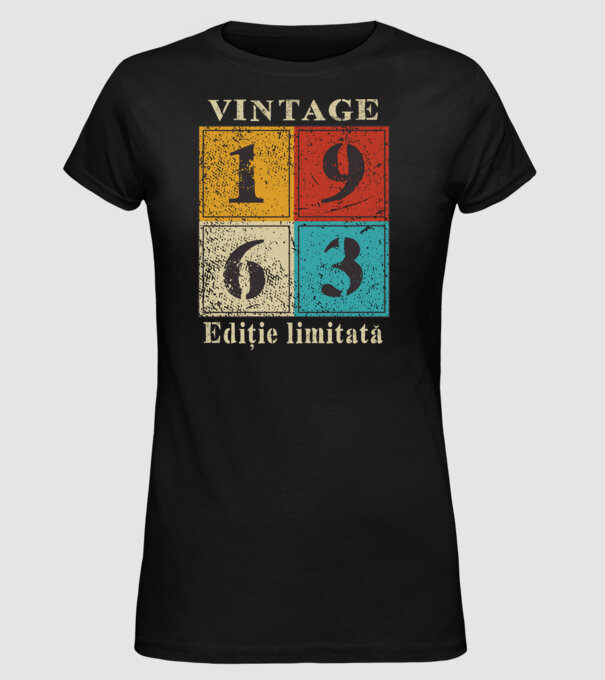 1963 - Ediție limitată model negru pe tricou