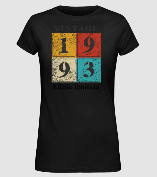1993 - Ediție limitată model negru pe tricou