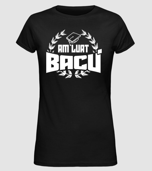 Am luat bacu model negru pe tricou