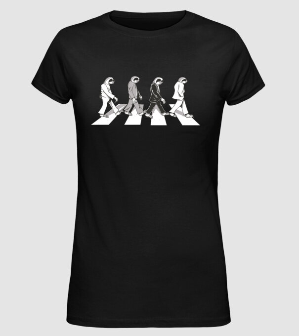 Beatles model negru pe tricou