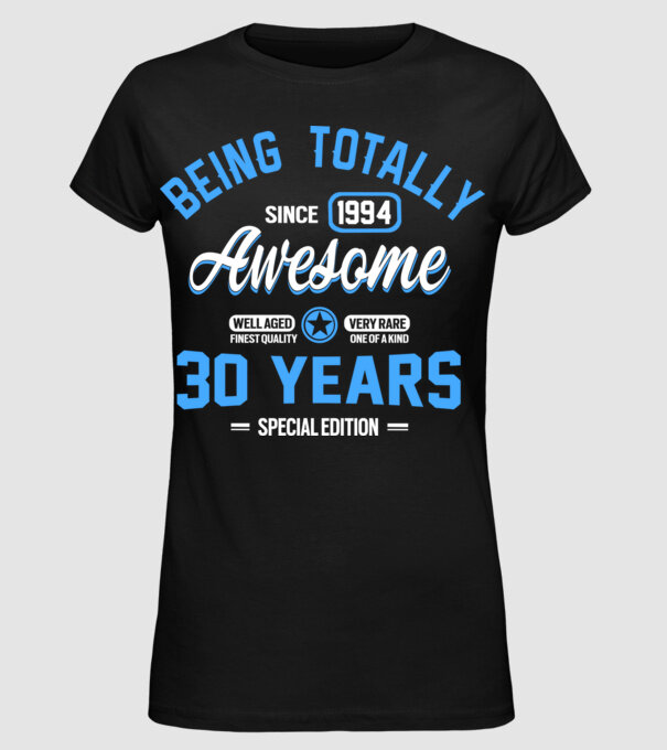 Being totally awesome 30 model negru pe tricou