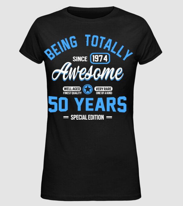 Being totally awesome 50 model negru pe tricou