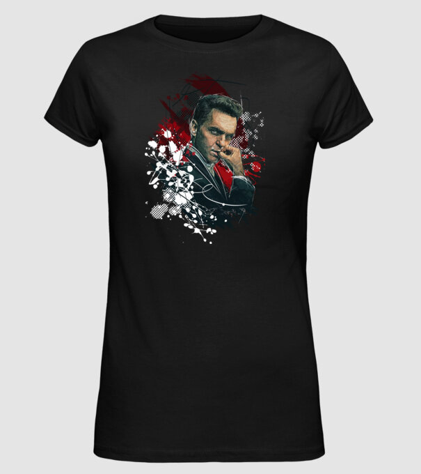 berlin poster model negru pe tricou