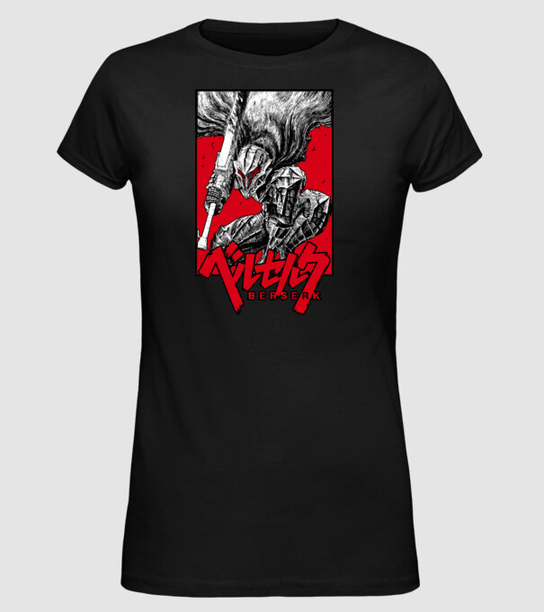 Berserk Guts model negru pe tricou
