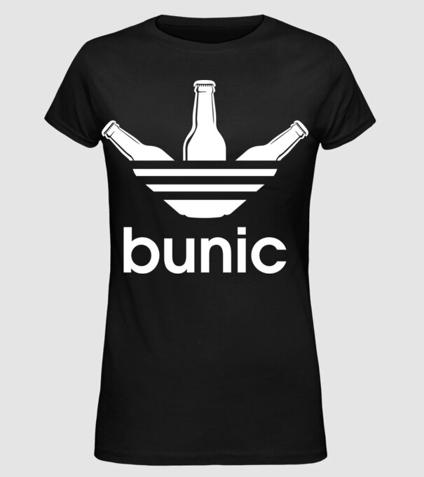 Bunicdidas model negru pe tricou