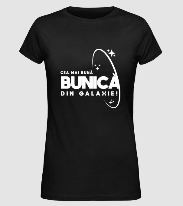 Cea mai bună mamă din Galaxie! model negru pe tricou