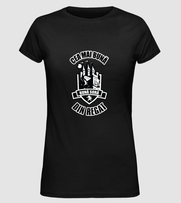 Cea mai bună soră din regat model negru pe tricou