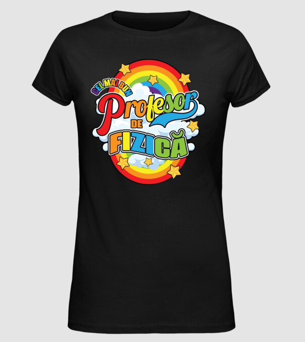 Cel mai bun fizică model negru pe tricou