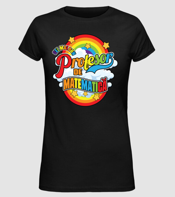 Cel mai bun matematică model negru pe tricou