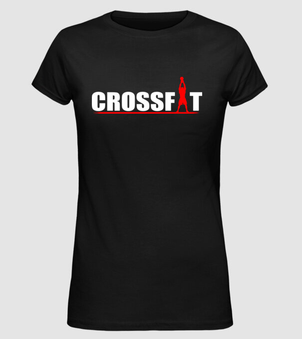 Crossfit model negru pe tricou