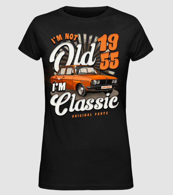 DACIA 1955 model negru pe tricou