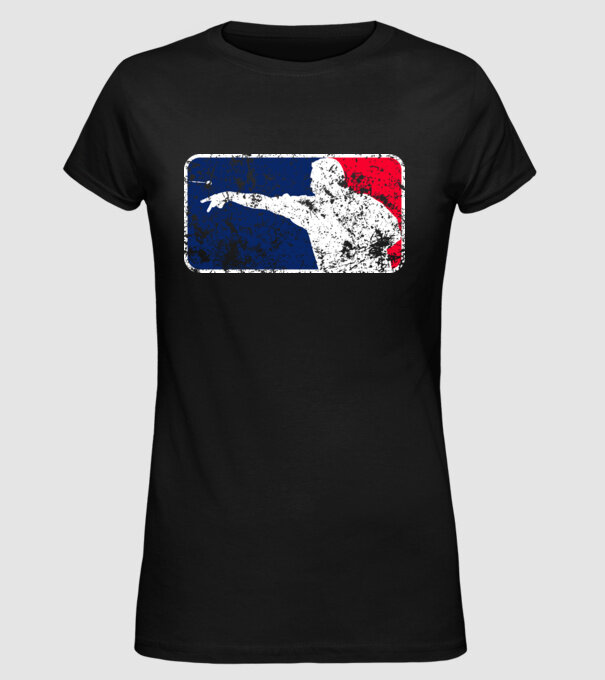 Darts League Destroy model negru pe tricou
