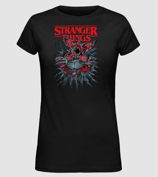 DEMOGORGON model negru pe tricou