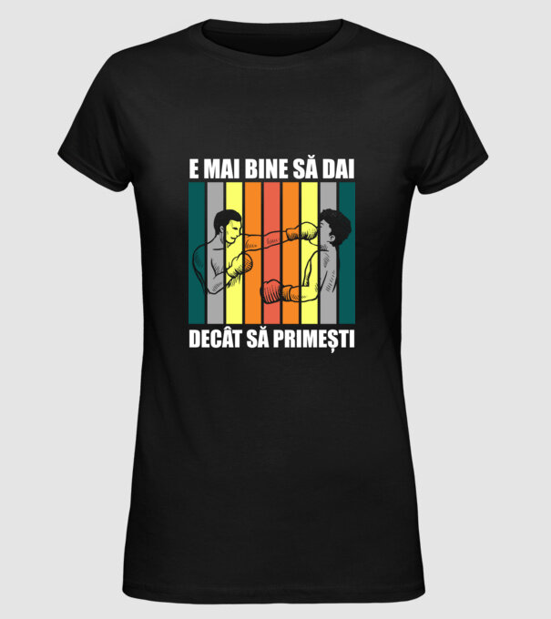 E mai bine să dai decât să primești model negru pe tricou