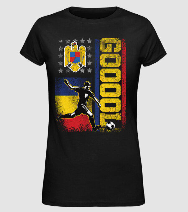 GOOOL model negru pe tricou