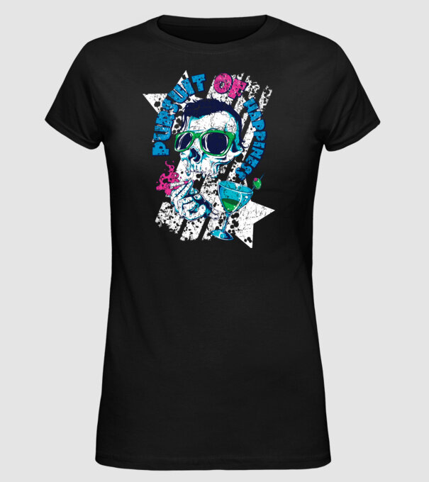 Graffiti model negru pe tricou