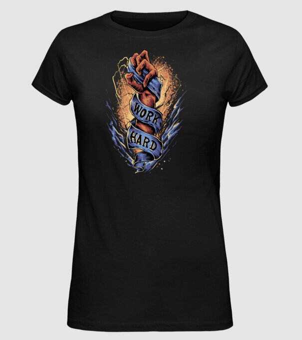 Graffiti model negru pe tricou